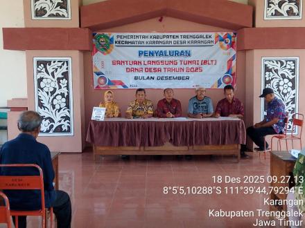 PENYALURAN BLT-DD BULAN DESEMBER 2025